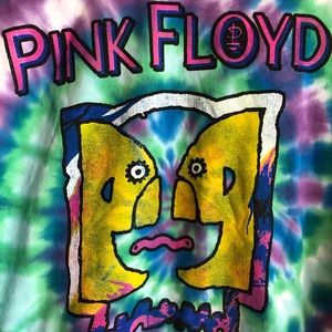 (Sold) Long Sleeve Pink Floyd Tour T shirt Medium